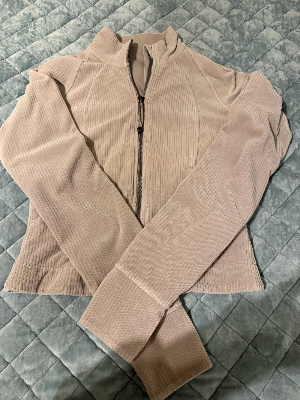 Lululemon Set! Scuba Track Jacket Velvet Cord and Skirt - size 4